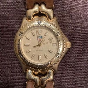 Tag Heuer *GENUINE* Rare Gold tone Mens S/EL Link